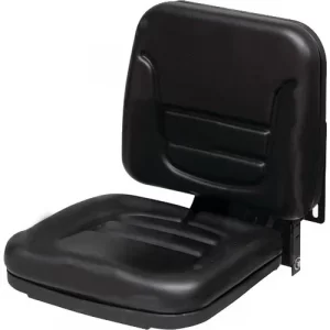 Asiento de copiloto PVC negro